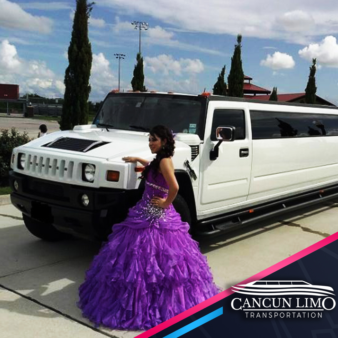 Închiriere de limuzine pentru XV Cancun și Riviera Maya